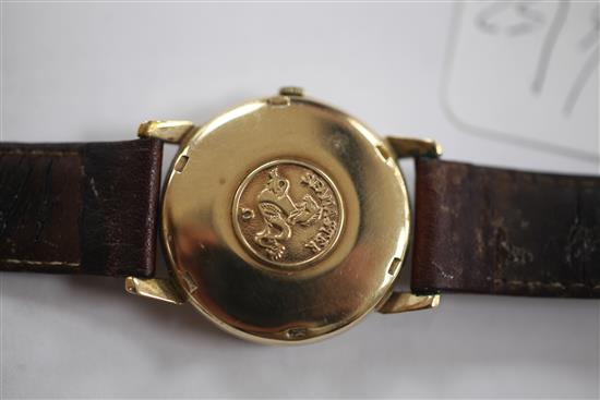 A gentlemans early 1970s 9ct gold Omega Automatic Seamaster wrist watch,